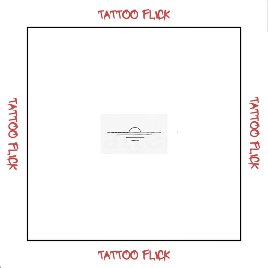 Minimalist Sunset - Temporary Tattoo