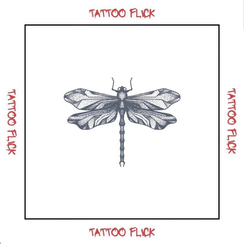 Dragonfly - Temporary Tattoo