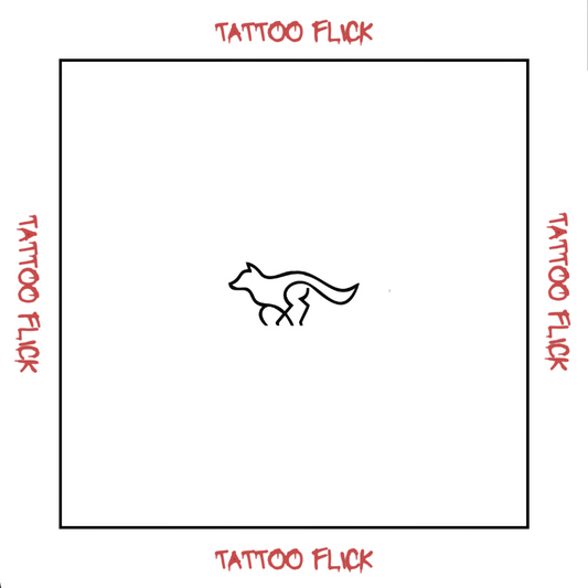 Running Wolf - Temporary Tattoo