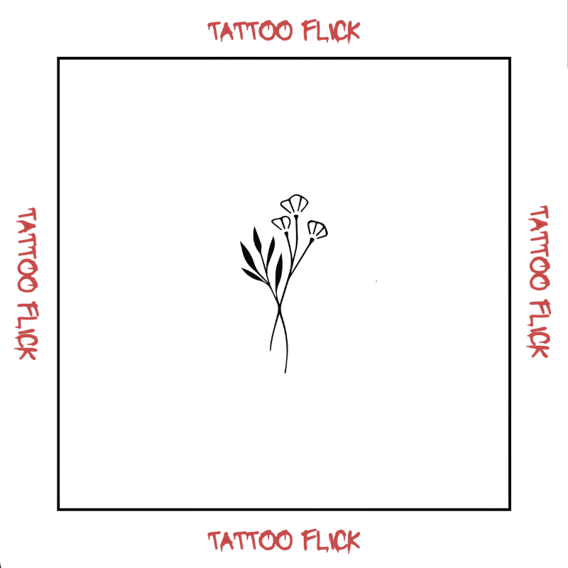 Flower - Temporary Tattoo