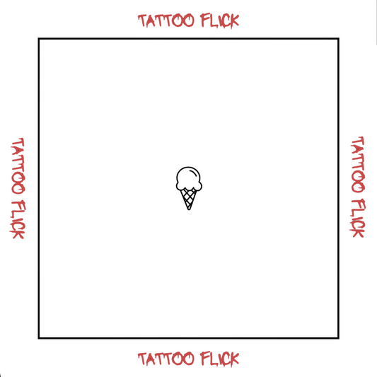 Ice Cream - Temporary Tattoo