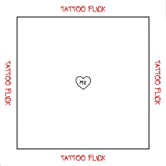 Love Me Heart - Temporary Tattoo
