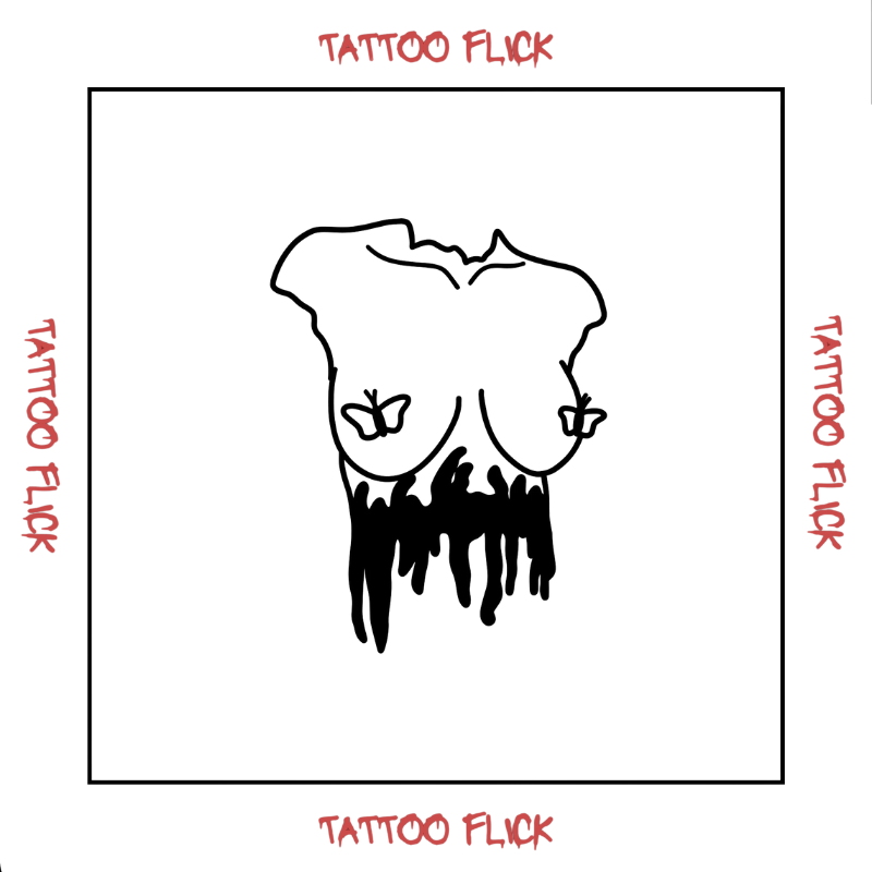 Artsy Sculpture - Temporary Tattoo
