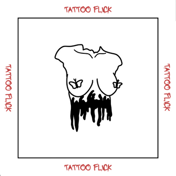 Artsy Sculpture - Temporary Tattoo