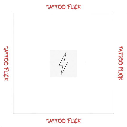 Lightning Bolt - Temporary Tattoo