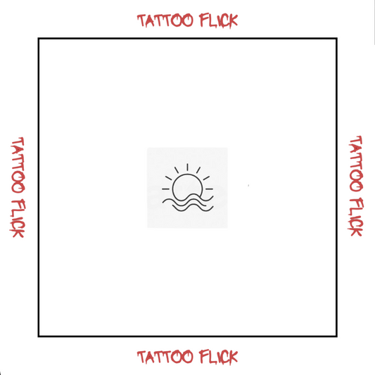 Sea Sunset - Temporary Tattoo