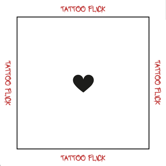 Small Heart  - Temporary Tattoo