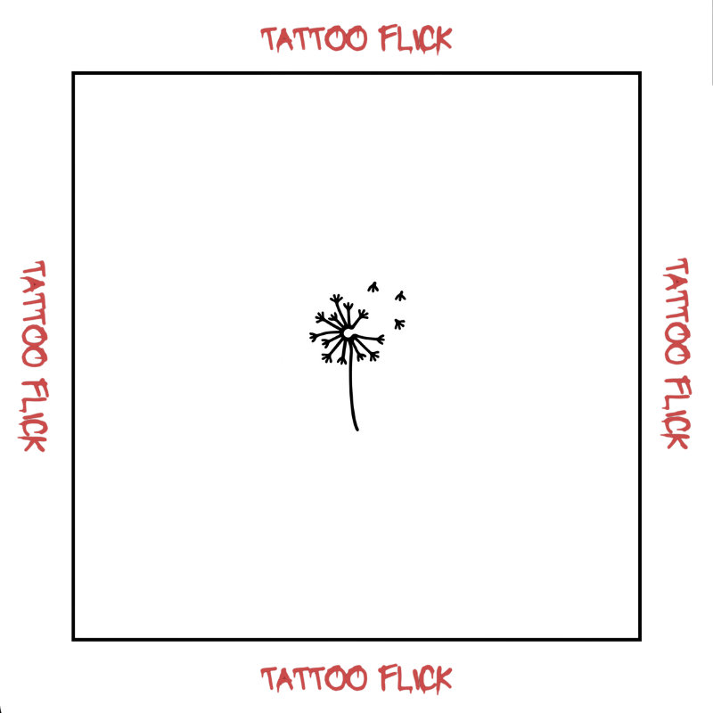 Dandelion - Temporary Tattoo
