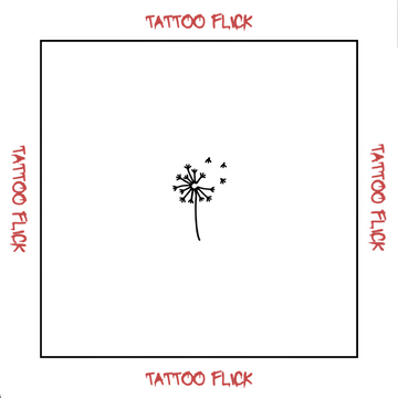 Dandelion - Temporary Tattoo