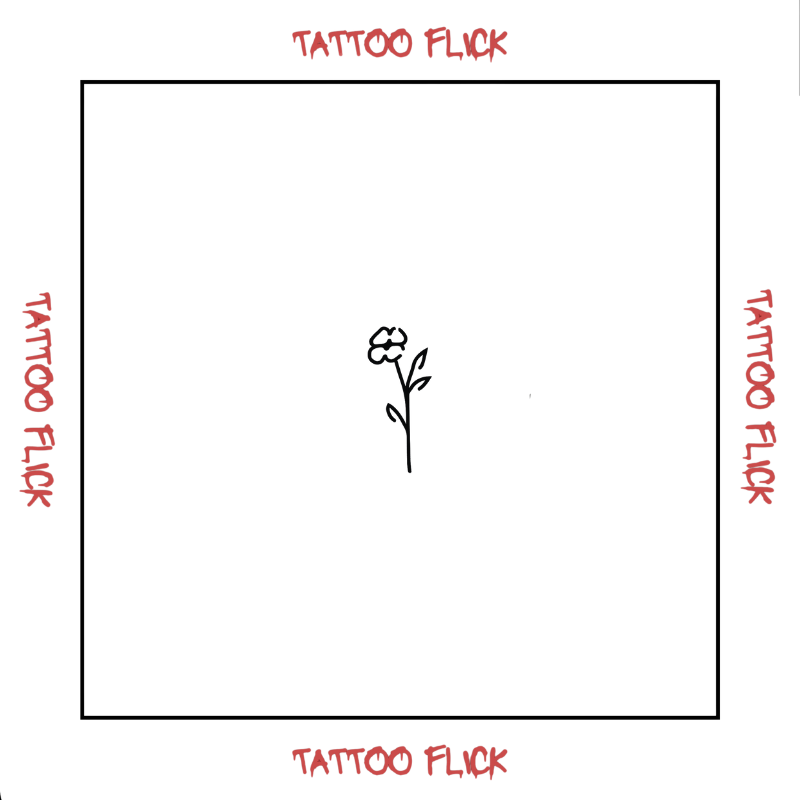 Small Flower - Temporary Tattoo