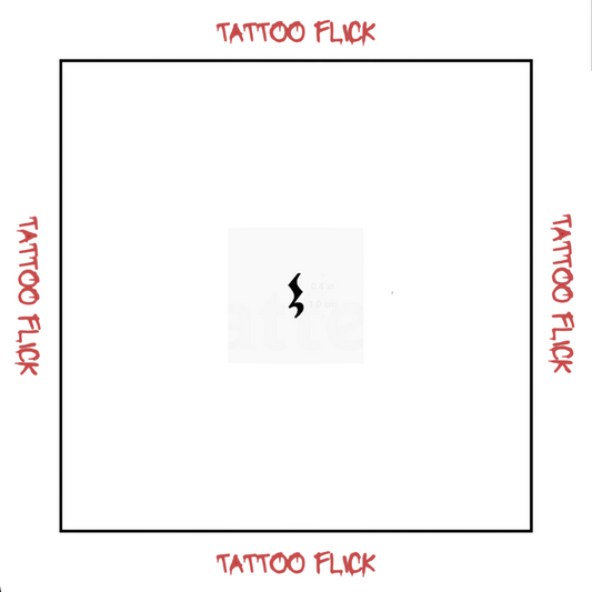 Quarter Rest - Temporary Tattoo