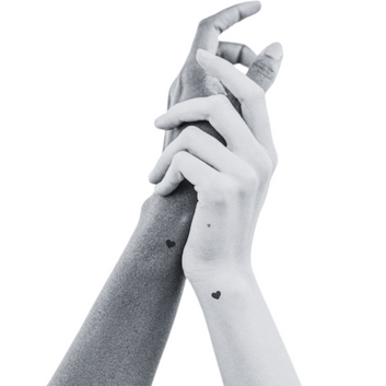 Small Heart  - Temporary Tattoo