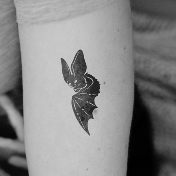 Dark Bat - Temporary Tattoo