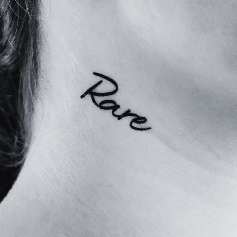 Rare - Temporary Tattoo