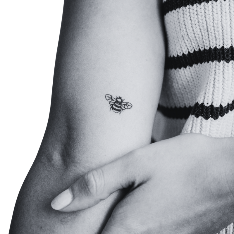 Bee - Temporary Tattoo