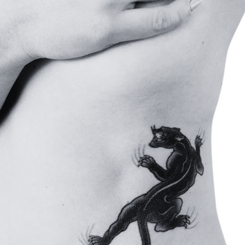 Black Panther - Temporary Tattoo