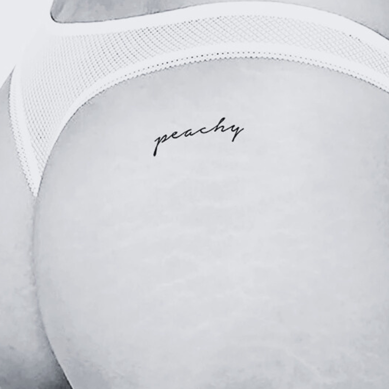 Peachy - Temporary Tattoo