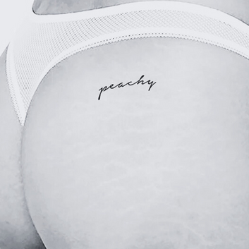 Peachy - Temporary Tattoo