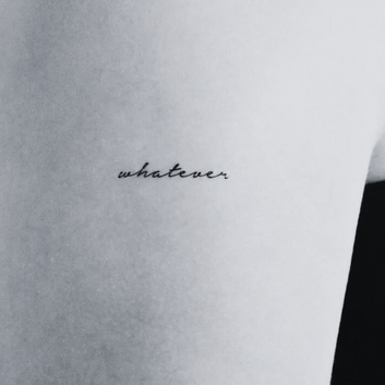 Handwritten Alive - Temporary Tattoo